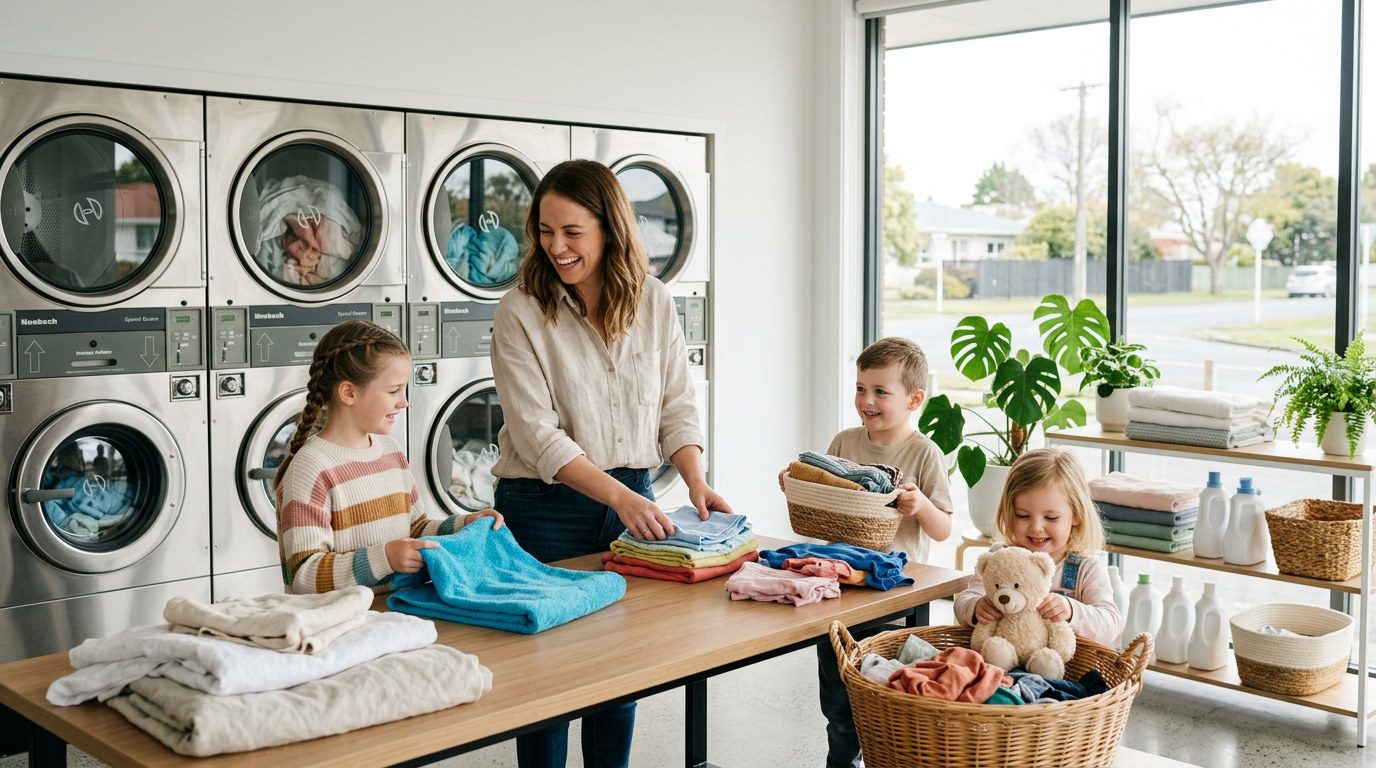 Laundry Service for Large Families in Hamilton | The Laundry Studio