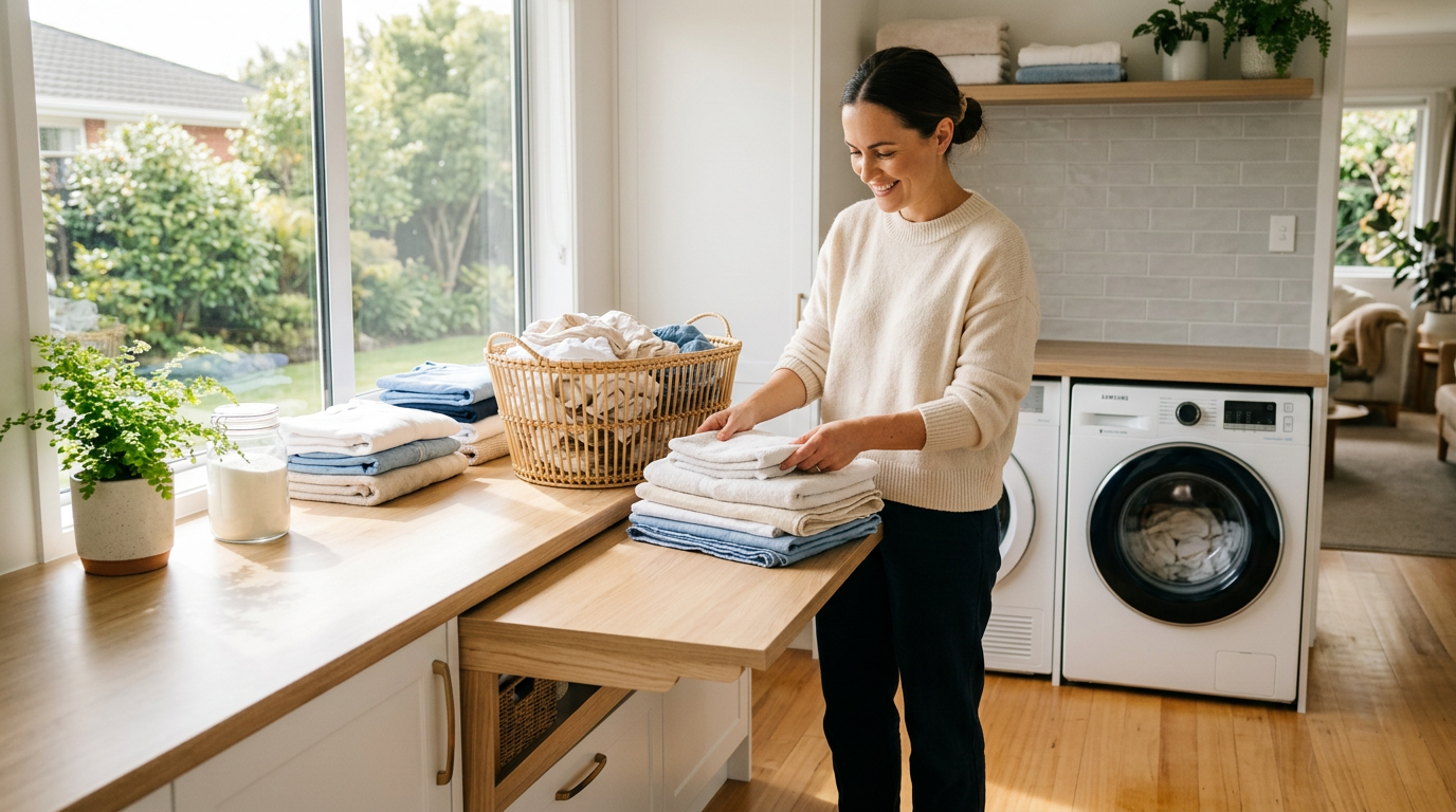 Expert Wash Prep and Fold Hamilton | The Laundry Studio